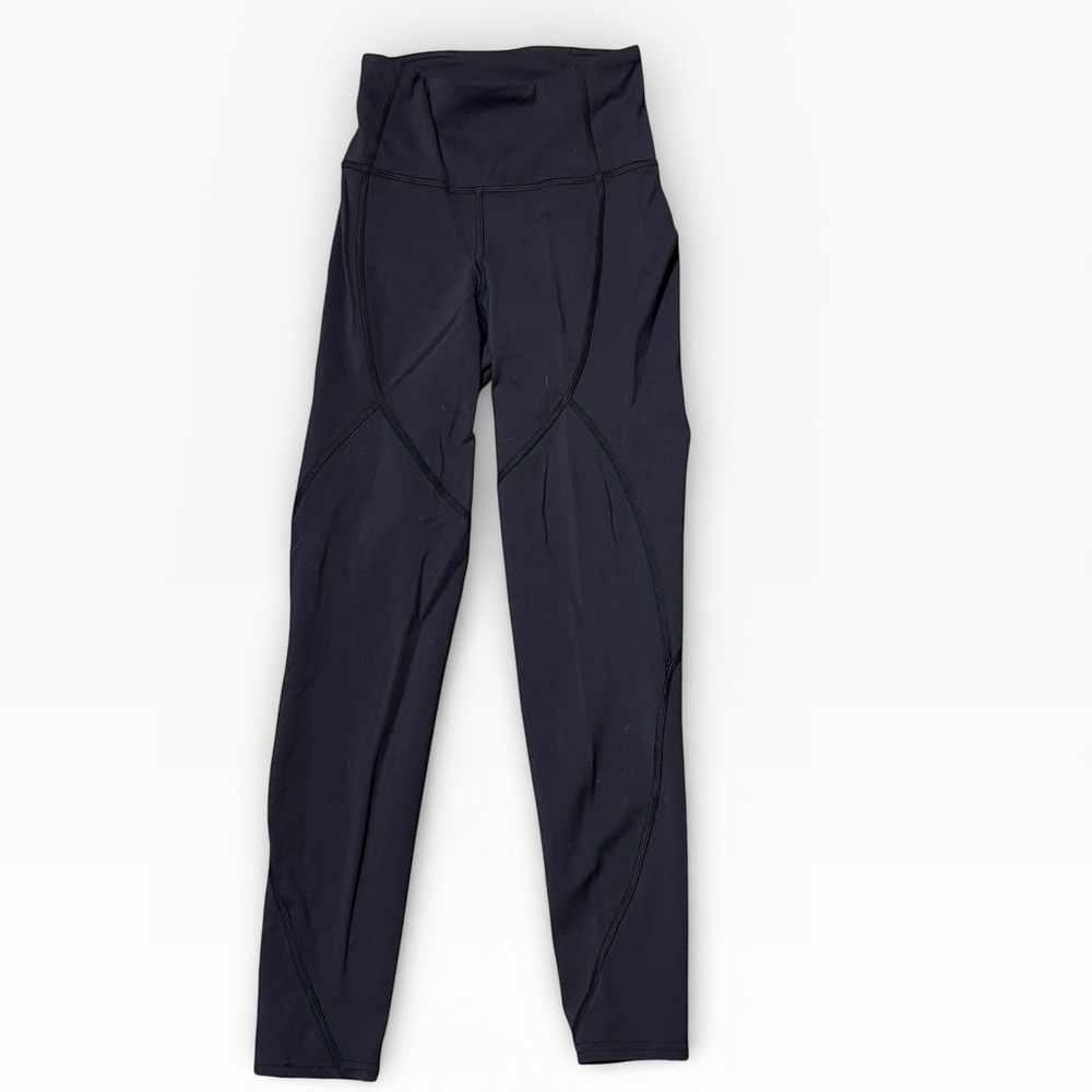 Lululemon To The‎ Beat Tight 24 Soulcycle Black Size 2 W5BSMS Yoga Athleisure